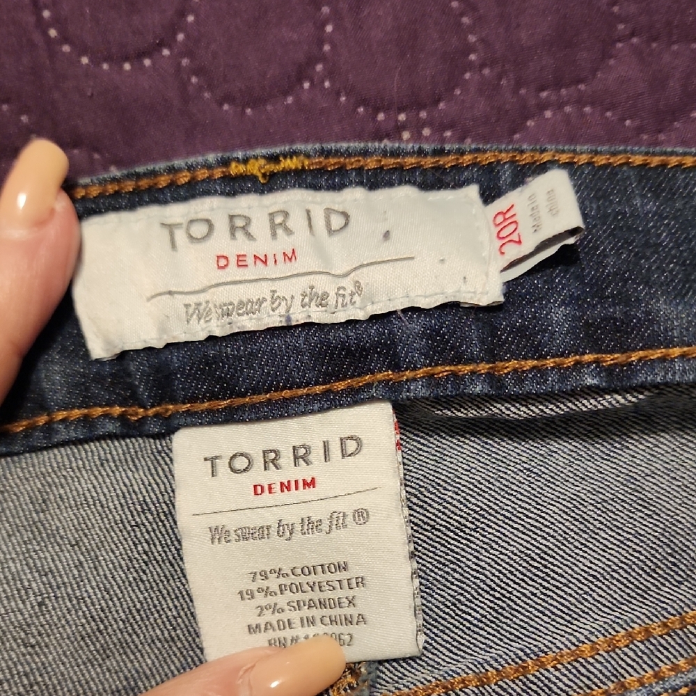 Torrid Dark Blue Denim Jeans